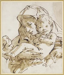 The Virgin and Child with the Infant St John